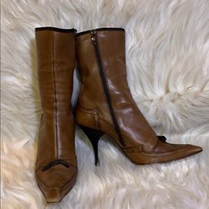 Prada Leather Boots Vintage